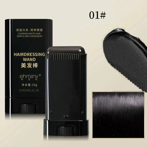 Revitalize Your Look with the 3-Color Quick Touch-Up Hair Stick - Effortless Temporary Hair Coverage!
